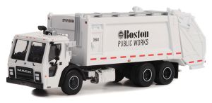 GREEN45160-C - MACK LR poubelle 6x4 2020 BOSTON public de la série S.D TRUCKS sous blister