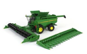 ERT45996 - Moissonneuse-batteuse JOHN DEERE S680 avec 2 coupes - Collection Prestige