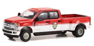 GREEN46110-D - FORD F-350 dually 2019 Service d'incendie de Houston de la série DUALLY DRIVERS sous blister