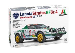 ITA4714 - LANCIA Stratos HF Gr.4 - Rallye de Monte Carlo 1977 à assembler et à peindre