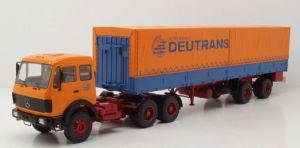 PRX47216 - MERCEDES-BENZ NG2232 6x4 avec remorque bâchée 2 Essieux - DEUTRANS