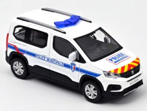 NOREV479067 - PEUGEOT Rifter 2019 Police Municipale signalisation rouge et jaune