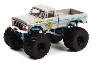 GREEN49110-C - FORD F-250 1979 Monster Truck CRIME TIME STATE TROOPER  de la série KINGS OF CRUNCH sous blister