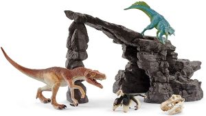 Kit de dinosaures avec grotte
