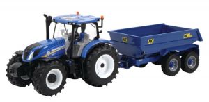 BRI43268 - NEW HOLLAND T6.175 avec remorque NC