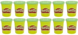 HASE4828 - 12 pots de pâte à modeler Play-doh – Verte