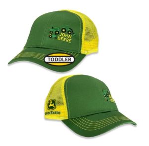 MC53080542GR - Casquette maille verte et jaune JOHN DEERE pour enfants