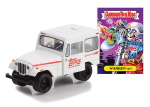 JEEP DJ-5 1975 Blanche de la série GARBAGE PAIL KIDS sous blister