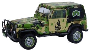 GREEN54120-E - JEEP Wrangler YJ 1991 - DUCK de la série GARBAGE PAIL KIDS sous blister