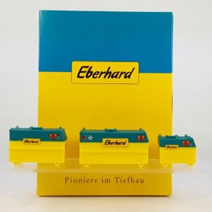 Ensemble de 3 réservoirs chantier EBERHARD – Limité à 100 ex. - en miniature