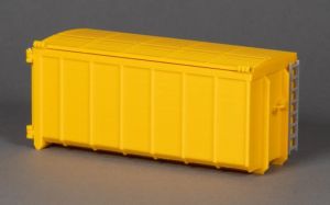 MSM5609/01 - Benne container 30m3 avec couvercle jaune