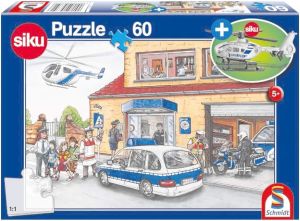 SCM56351 - Puzzle 60 Pièces Le commissariat avec hélicoptère