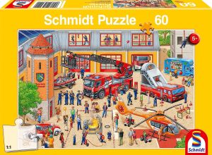SCM56449 - Puzzle 60 Pièces journée des enfants à la caserne des pompiers