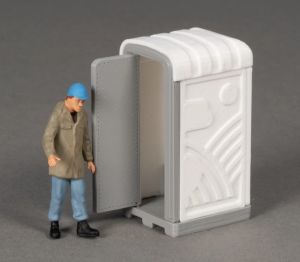 MSM5750/03 - Toilette de chantier – Blanche - L.24.4 x l.22.4 x H.45.4 mm