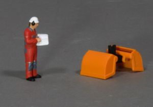 MSM5805/03 - Pince preneuse – Orange - L.33.6 x l.20 x H.17.5 mm