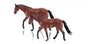 Lot de 2 Chevaux ech:1/50