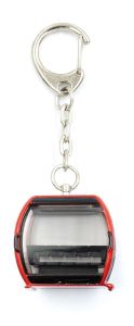 JC80751 - Porte-clés télécabine OMEGA V rouge