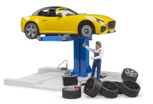BRU62112 - Centre de service automobile - BRUDER Roadster