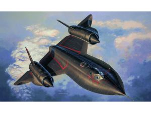 Model Set avion de chasse Lockheed SR-71 Blackbird avec peinture à assembler