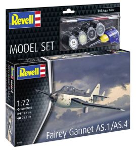 REV63775 - MODEL SET - Avion de combat FAIREY Gannet AS.1/AS.4 à assembler avec peinture