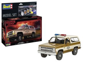 REV67724 - MODEL SET - CHEVROLET K5 Blazer 1985 - STRANGER THINGS à assembler avec peinture