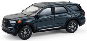 GREEN68070-D - FORD Explorer 2024 bleu pierre de la série SHOWROOM FLOOR sous blister