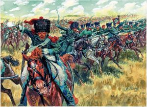 Cavalerie légère Française à peindre