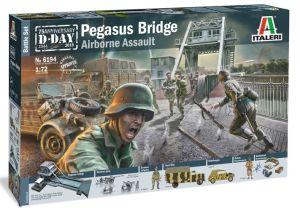 ITA6194 - Ensemble de bataille Pegasus Bridge D.DAY 75th à assembler et à peindre