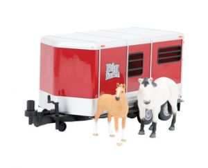 Britains 1/32 - Land Rover Defender Avec 2 Chevaux | BRI43239 Figurine Métal