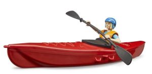 Kayak avec personnage