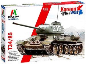 ITA6585 - Char T-34/85 Guerre de Corée à assembler et à peindre