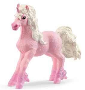 SHL70832 - Poulain Licorne fleuri