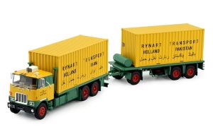 TEK71661 - MACK F700 6x4 porteur avec porte containers et container 20 pieds Transport RYNART
