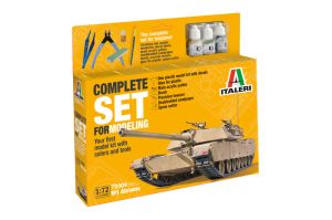 ITA72004 - Kit de démarrage M1 Abrams à assembler avec peinture