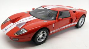 MMX73001ROUGE - FORD GT Concept rouge avec bandes blanches