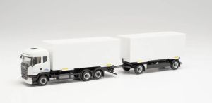 SCANIA R 13 HL 6x2 remorque caisse mobile école de conduite de la BUNDESWEHR