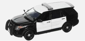 MMX76988NOIR - FORD Police Interceptor Utility 2022 Noir et blanc