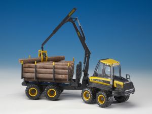 EMEK77600 - PONSSE Elephant machine forestière avec bras de chargement et remorque