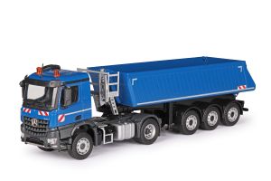 MERCEDES Arocs 4x2 avec benne SCHMITZ CARGOBULL 3 Essieux