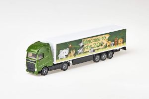 VOLVO FH avec remorque 3 essieux WELCOME TO THE ZOO