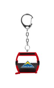 JC80115 - Porte-clés télécabine OMEGA rouge - SFL