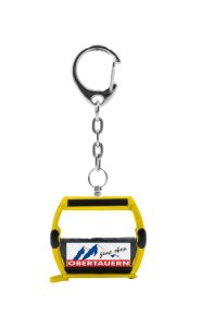 JC80135 - Porte-clés télécabine OMEGA jaune - OBERTAUERN