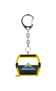 JC80138 - Porte-clés télécabine OMEGA Jaune - SFL