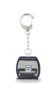 JC80812 - Porte-clés télécabine OMEGA V bleu - SnowSpaceSalzburg