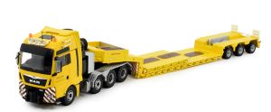 MAN TGX XXL 8x4 avec porte engins 3 essieux WELTI FURRER