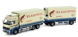 VOLVO FH1 porteur 6x2 avec remorque frigo KLAAS PUUL