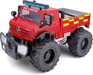 MERCEDES Unimog U5000 Pompiers Radiocommandé