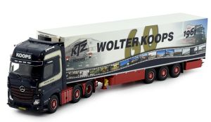 MERCEDES Actros MP5 6x2 avec remorque frigo 3 Essieux WOLTER KOOPS