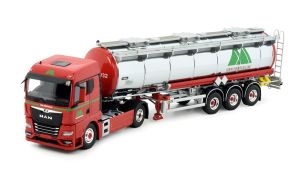 TEK83737 - MAN TGX  GM 4x2 avec remorque citerne 3 essieux VAN HEESVELDE