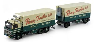 SCANIA R112 6x2 Porteur frigo avec remorque 2 Essieux BOOY TWELLO